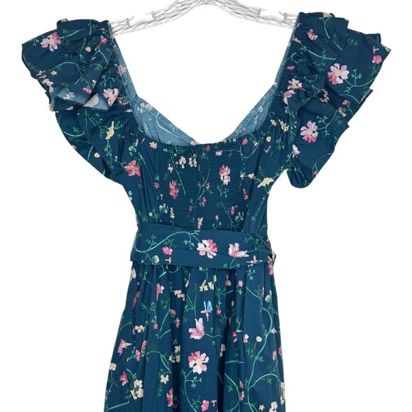 Hill House Ava Dress in Moody Floral Size M - Picture 8 of 10